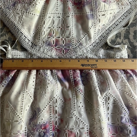 Gianni Bini Embroidered Eyelet Halter Dress - Picture 8 of 8